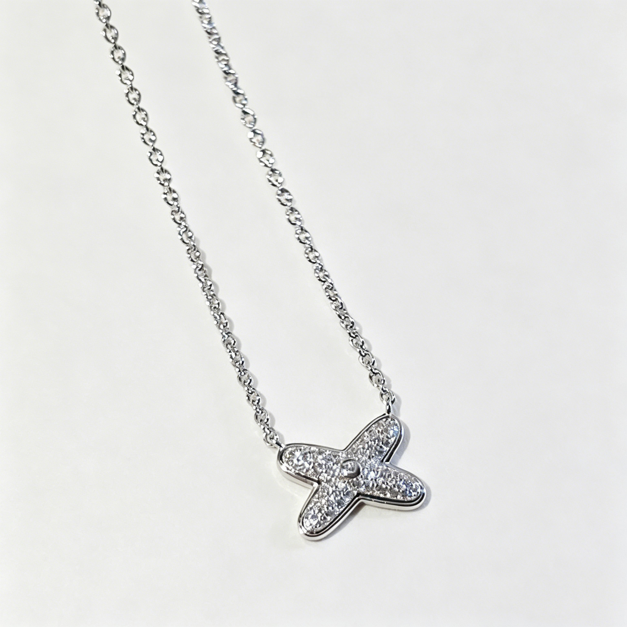 necklace jewellery designer for women Classic Four-pointed Star Cross Necklace Moonstone pendant 18K Gold Plated Stainless Steel jewelry designer ne