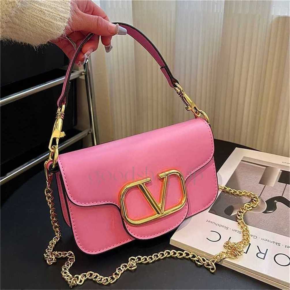 Luxurys Brand Bag Messenger Is Fresh Sweet Cute Age Reducing Small Square Chain Elegant Designer Purse Online