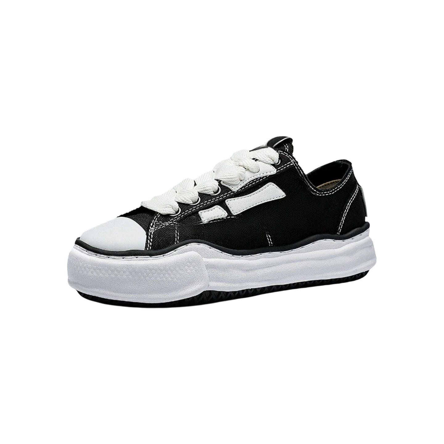 5A Designer shoes MasonsS Miharas Mens Womens Dissolved Shoes thick soled Casual shoes Black and White OG Canvas Shoes Luxury Outdoors tennis espadr