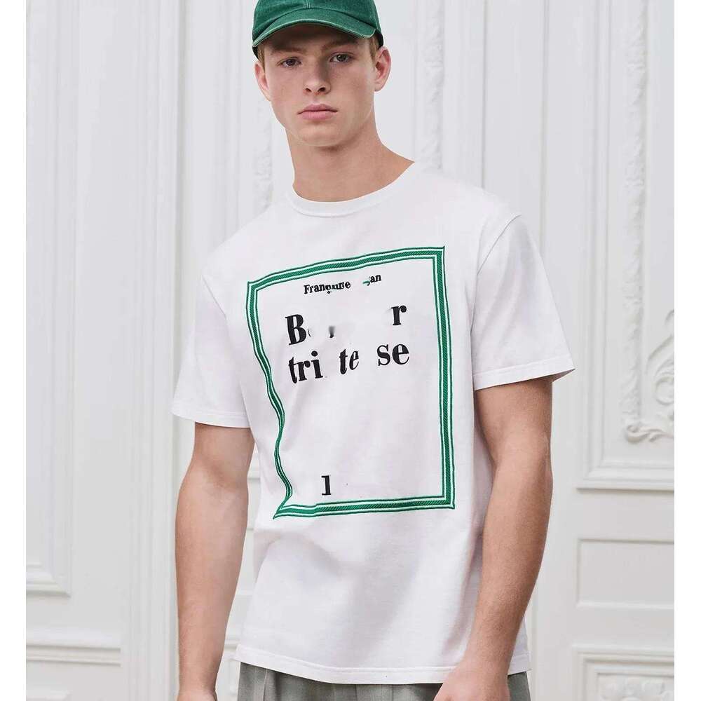 New Designer T-Shirt Unisex Classic Floral High-Quality Pure Cotton Embroidered Top Men's Casual Printed T-Shirt 2026 Fashion Luxury Embroidere