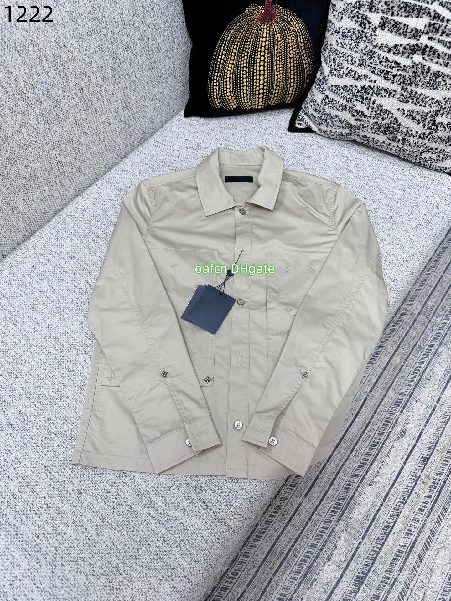 Designer men Jackets sleeved Clothing Windbreaker Bomber Coat Sports Outdoor Jacket Monogram collar long sleeved shirt jacket workwear casual pants