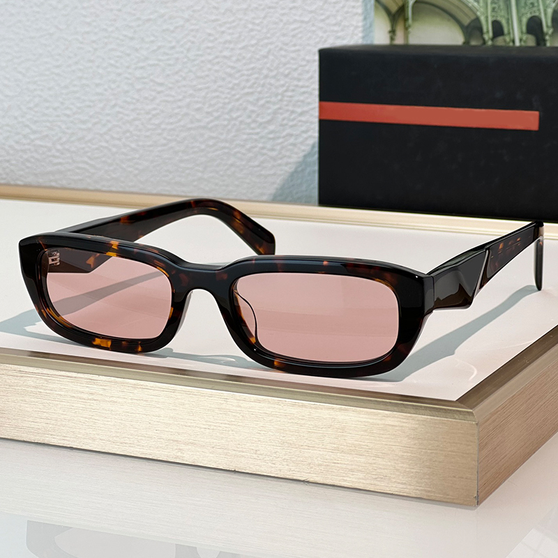 Designer Sunglasses For Women Men Retro Fashion Acetate Frame Rectangle Eyewear B06S Luxury Sunglasses Outdoor Goggles UV400 Glasses With Box