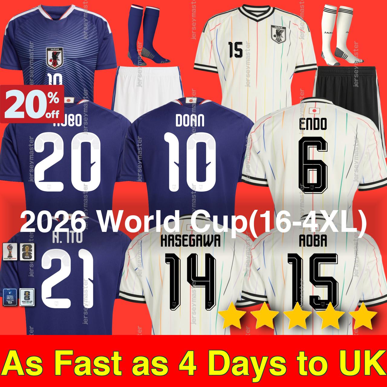 Japan World Cup 2026 Soccer Jerseys Football Shirt foot soccer Futbol maillot shirt kids football kit futbol camiseta de AYASE K.NAKAMURA MINAMIN-image-945310198