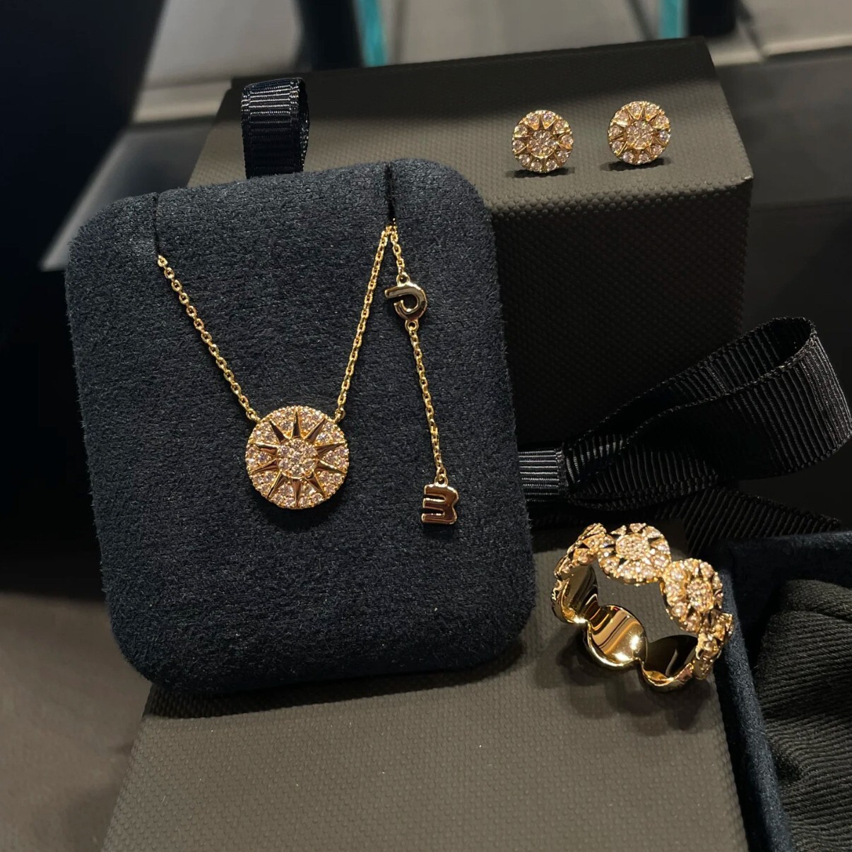 Apmmonaco pendentif colliers concepteur pour femme homme bijoux diamant étoile à huit branches tournesol collier boucles d'oreilles boussole bagu