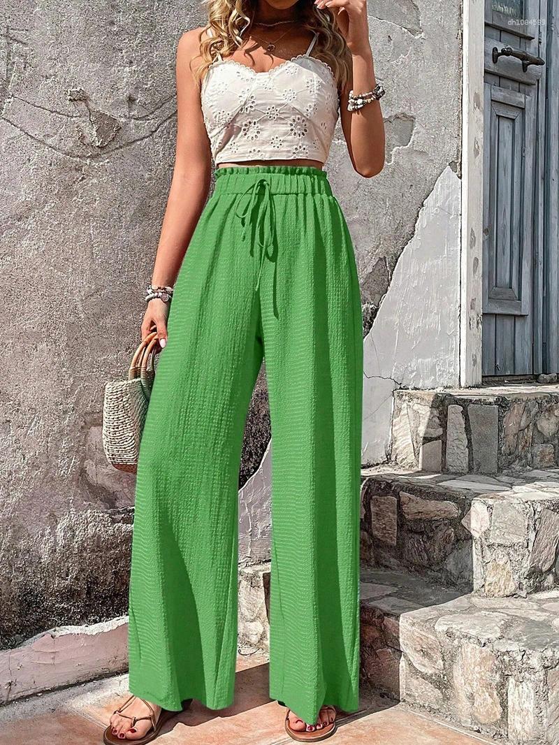 Women's Pants Amazon Europe And The United States Cross-Border Clothing 2026 Spring Summer Fashion Everything With Bubble