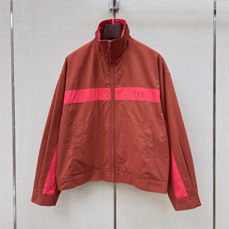 Women Designer Oversize Jackets Stand Collar Zipper Unisex Jackets Unisex Workout Windproof Climbing Coats