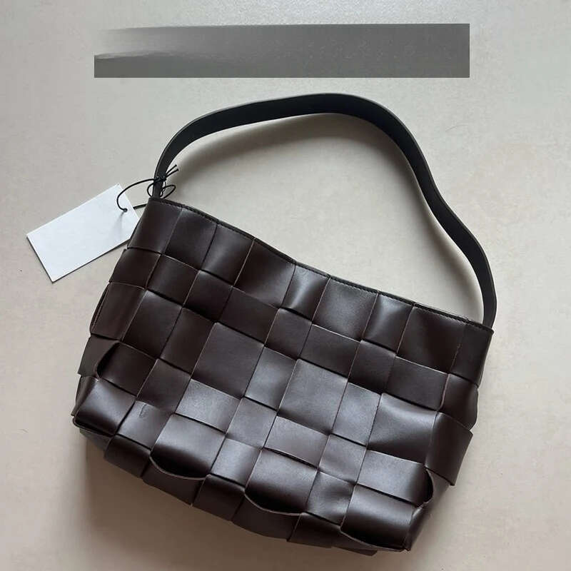 Custom Initials Tote Bags For Women Luxury Designer Handbags And Purses New In Natural Cowhide Hand Woven Underarm Shoulder Suotong26506