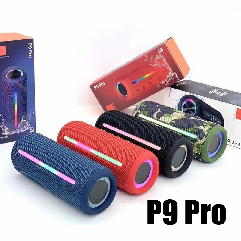 P9 Pro Speaker Waterproof Portable Rechargeable Bluetooth p9pro Speaker Outdoor Wireless Bluetooth High quality wireless Speakers-image-1104790385