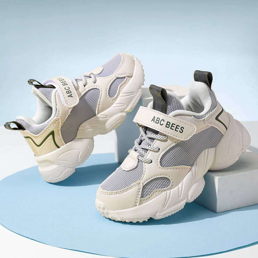 2026New Children's Fashion Sports Student School Walking Shoes Anti-skid Boys Girls Casual Running Sneakers Breathable 26H0506