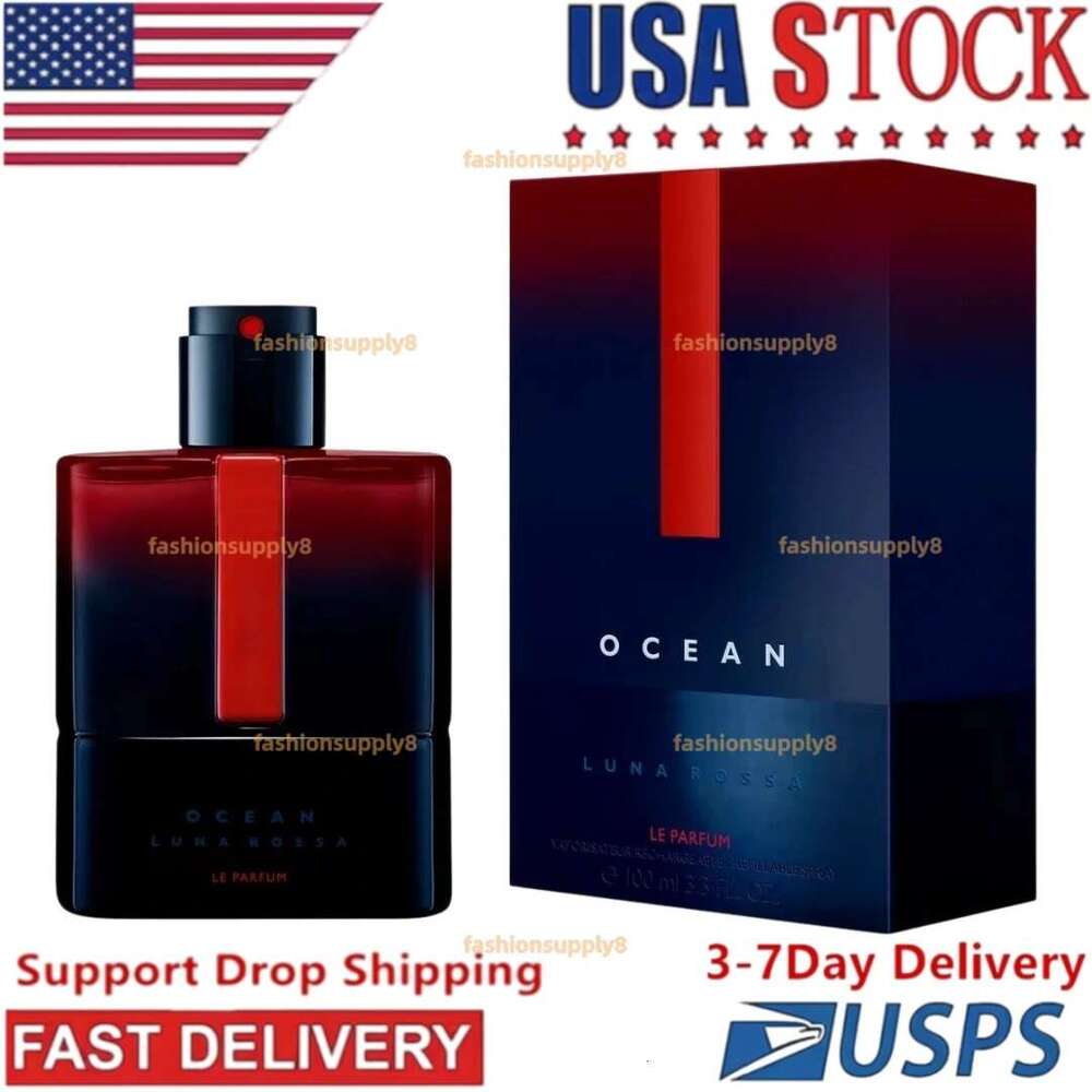 Perfume Cologne Fragrance for Men Luxury Ocean L.R. Type Fresh Blue Scent High Quality Mens Cologne Designer Style US Stock 3-7 Days Shipping