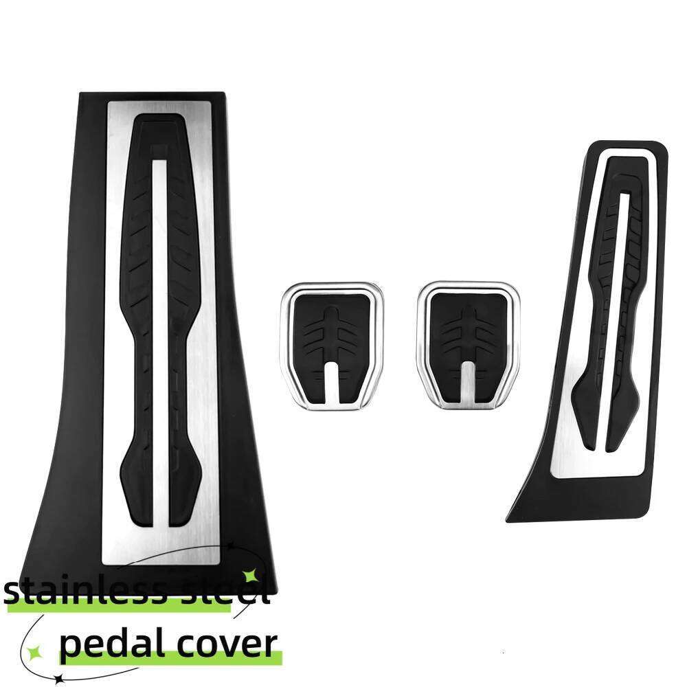 LHD Stainless Steel Car Pedal For BMW X5 X6 F15 F16 E70 E71 E72 2008 - 2018 Accelerator Gas Brake Footrest Cover