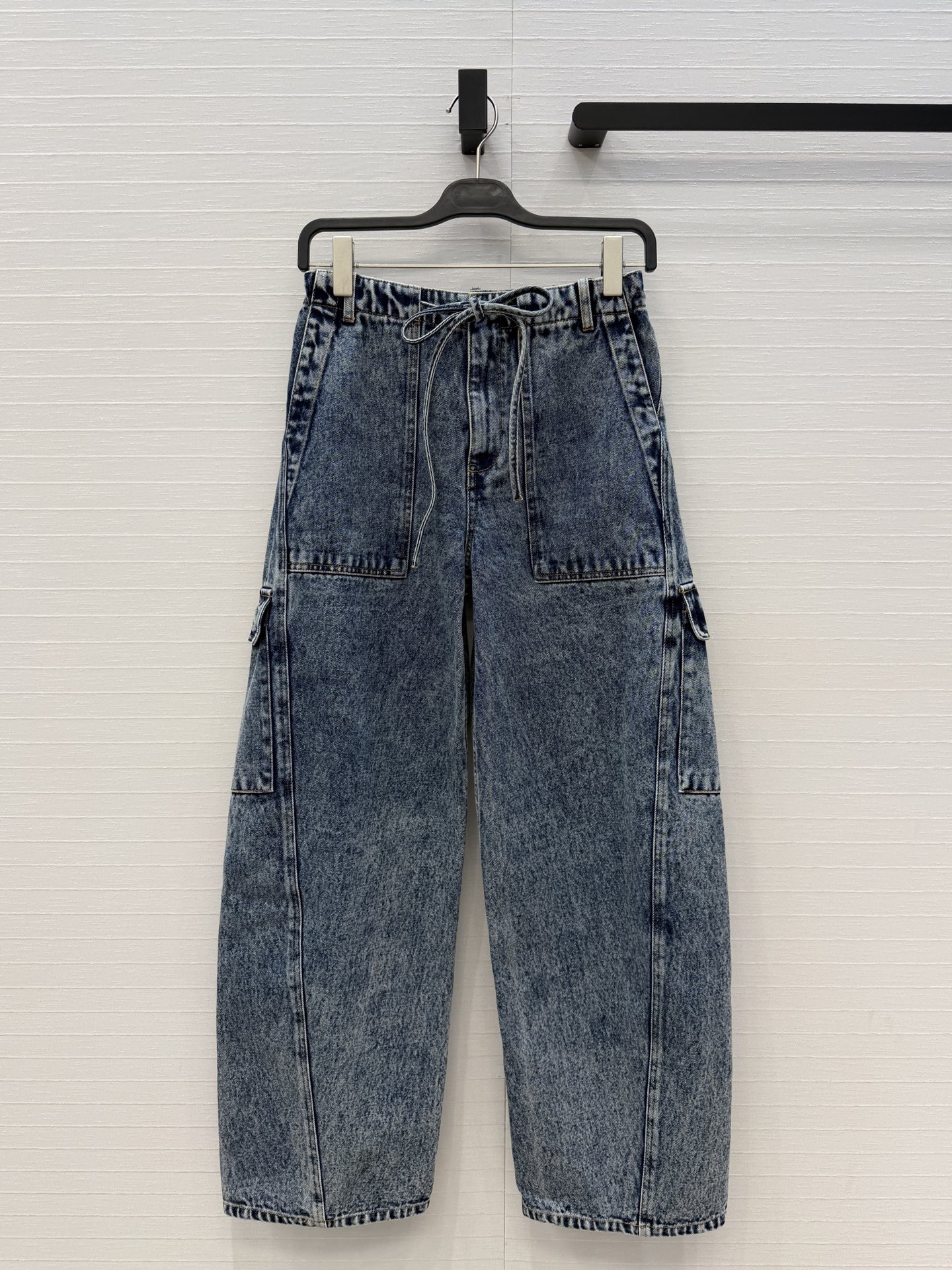 Milan Runway Jeans 2026 New Spring Summer Fashion Women's Designer Jeans Brand Same Style Pants 0506-3