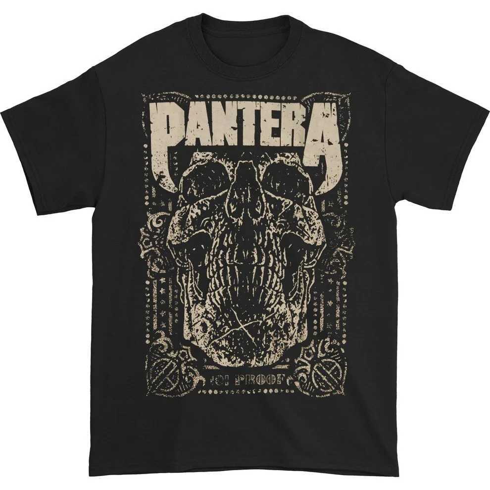 Pantera band 100Cotton 101 Proof album Graphic Tshirt Men Women unisex oversized Tshirt Gothic skull hip hop Y2k fashion shirtT260504