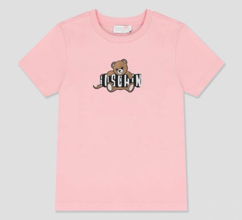 Cute Designer Baby Boys Girls Brand T-shirt Cartoon Bear Summer Kids Short Sleeve T-shirt Luxury Children Tops Tees L260508EU39
