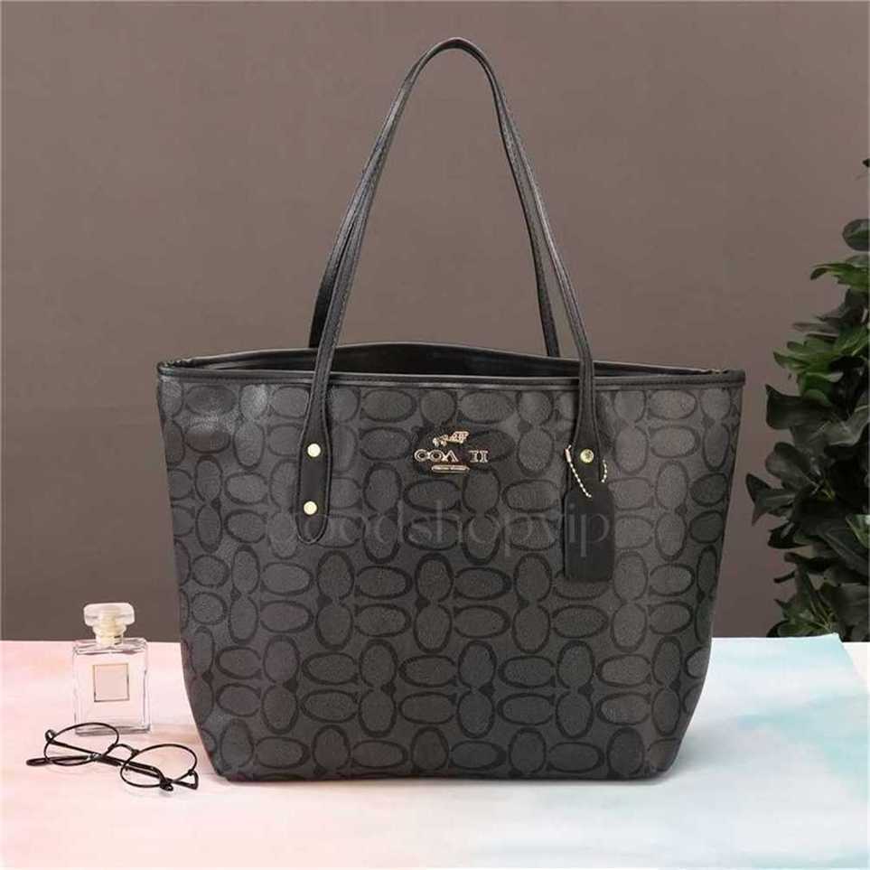 Luxurys Brand Bags City The Tote Handbags Shoulder Bags Cross Body Floral Letters Large Capacity Fashion Totes Shopping Bag Classic Top Retail And 4