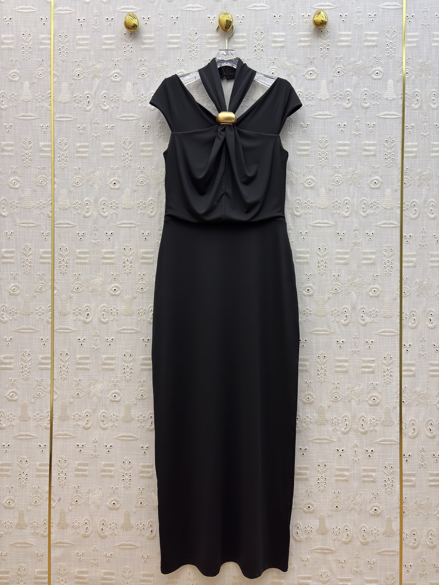Milan Runway Dresses 2026 New Spring Summer Fashion Designer Dresses Brand Same Style Dresses 0506-7