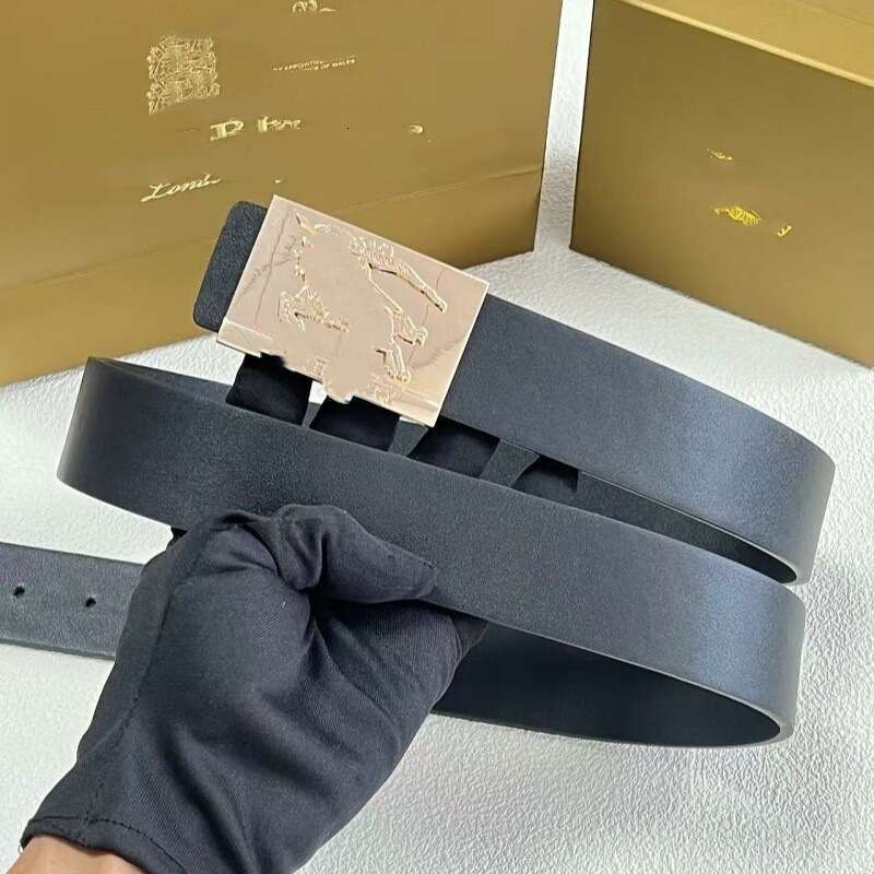 New high-end men's belt for cross-border sales, made of two-layer cowhide, versatile business belt, wholesale from Baoli manufacturer