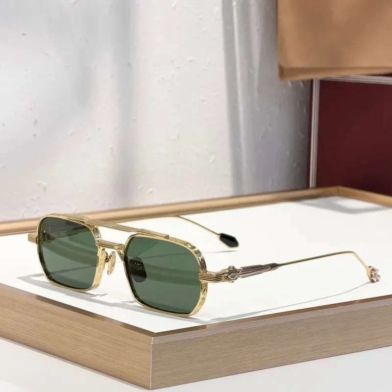 JMMs LAST FRONTIER VI DEAVER Eyewear TOP Quality Designer Sunglasses For Men Women UV400 Turquoise Rectangle Fashion Classic Shades With Original Bo