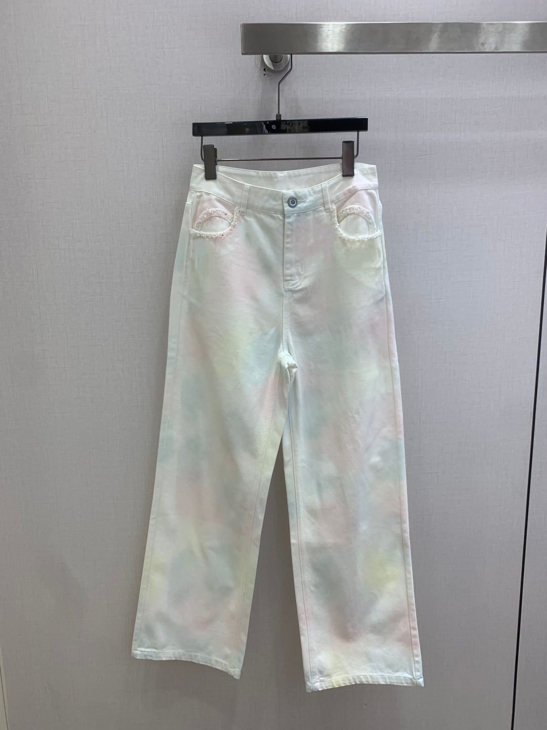 Milan Runway Jeans 2026 New Spring Summer Fashion Women's Designer Jeans Brand Same Style Pants 0506-12
