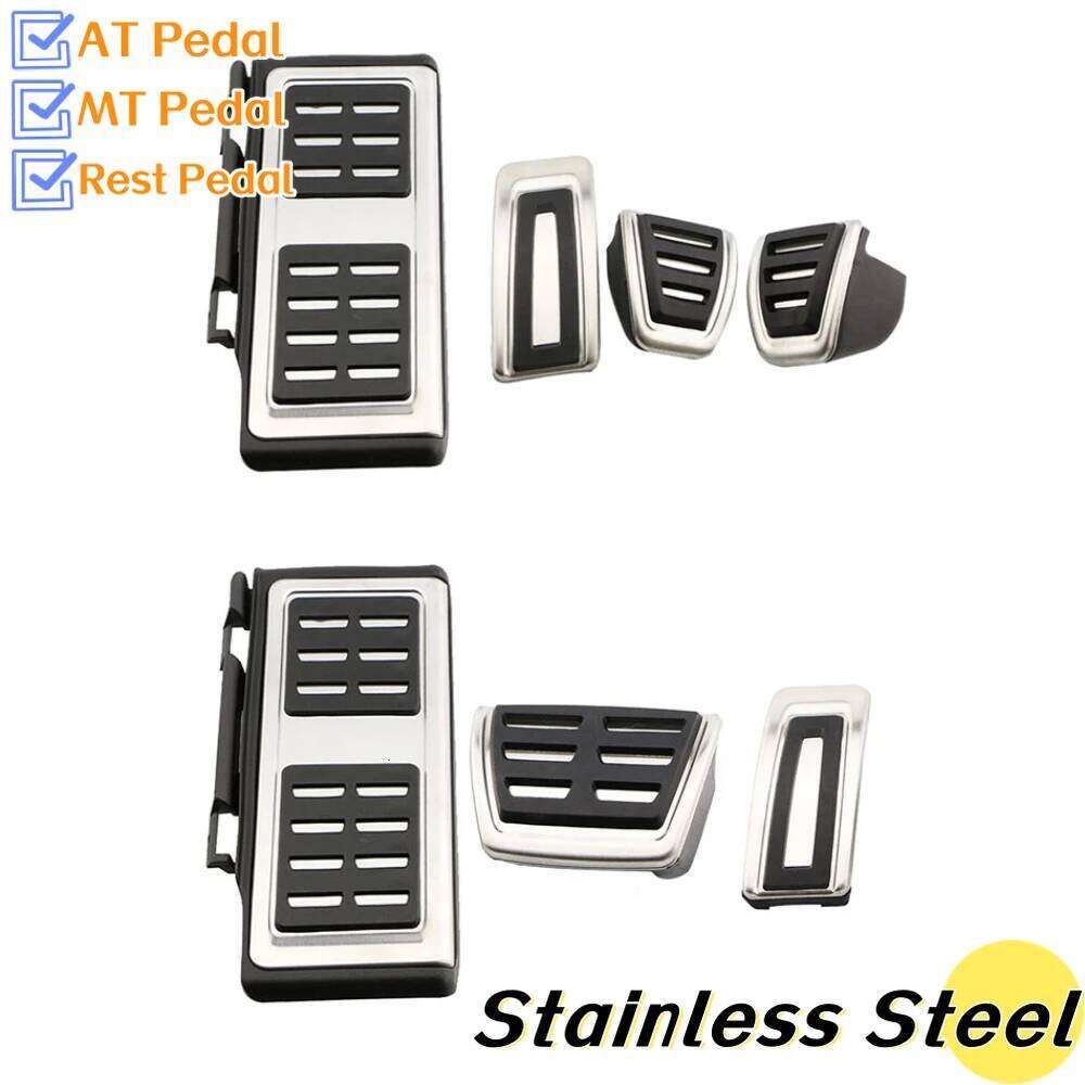 Car Pedal Cover For Skoda Rapid Octavia 5E 5F A7 for VW GOLF 7 GTi MK7 Lamando POLO A05 Passat B8 Tiguan Allspace 2014-2025 LHD