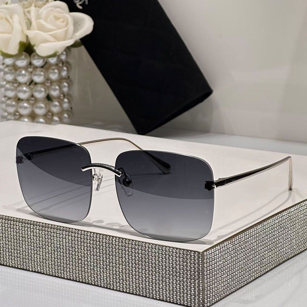 26ss New Womens Square Sunglasses luxury designer sunglasses 4287T versatile sunshade fashion sunglasses high quality rimless gradient lenses UV400