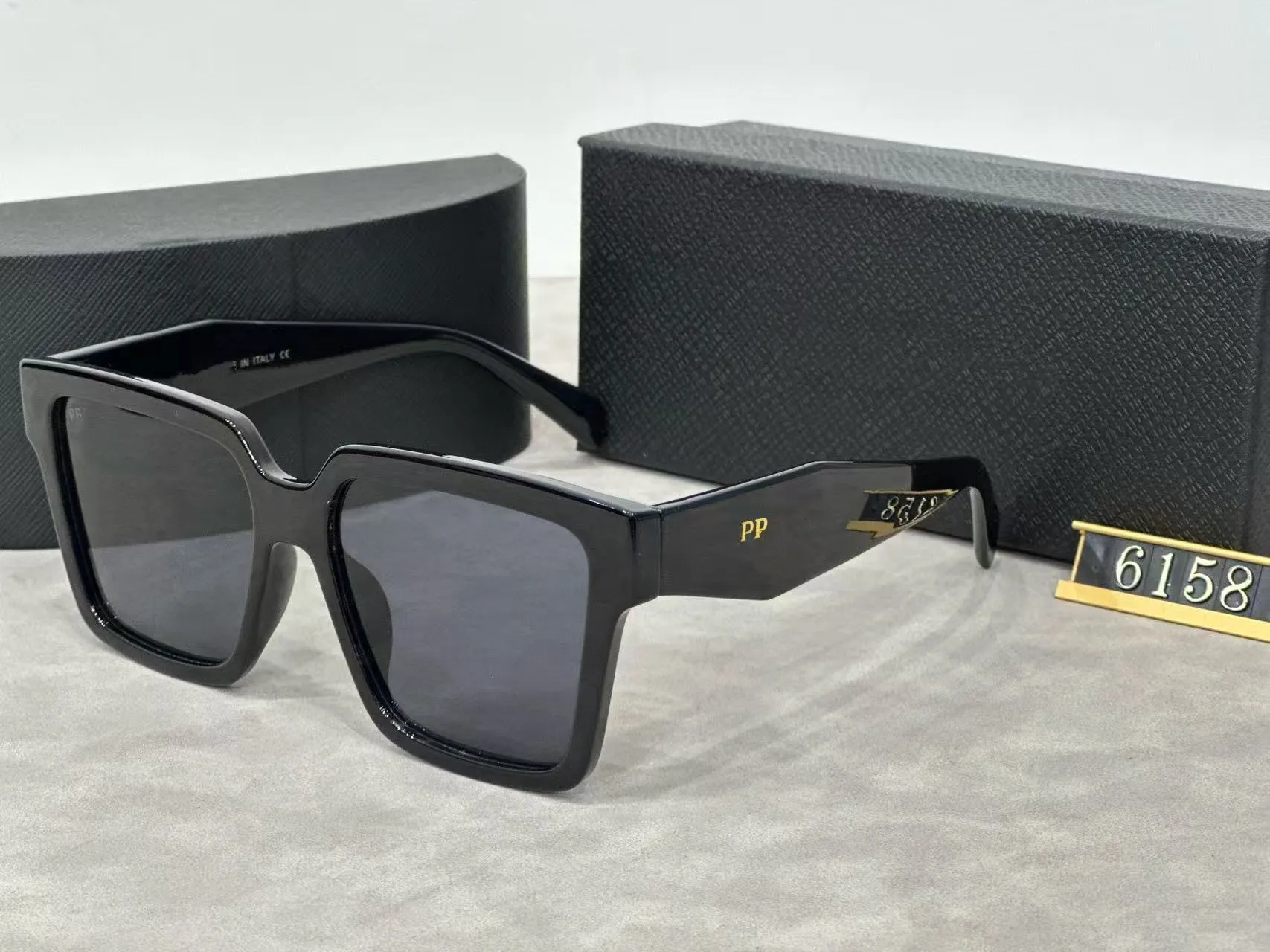 2026 New Designer sunglasses 6158 for Men and Women Fashion P Brand Large Frame sunglasses Outdoor Sports Driving Vacation Sunglasses