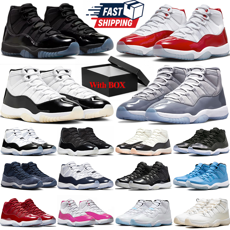 designer basketball shoes 11s with box 11 men women Gamma Blue 2025 cherry gratitude 285 legend blue concord sports trainers sneakers 36-47