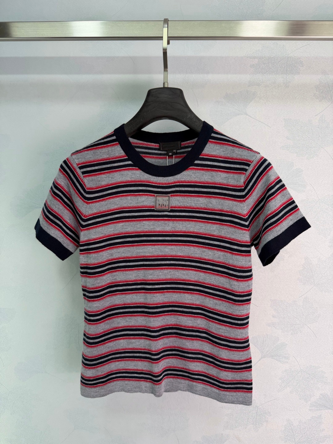 Milan Runway Women's Knits 2026 New Spring Summer Fashion Designer Tees Brand Same Style Tops 0506-23