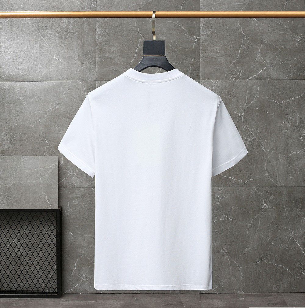 USA Warehouse Fast Shipping Summer Men Plus Size Loose Casual T Shirt Short Sleeve Fashion Streetwear Daily All Match Tees Tops-image-1104776064