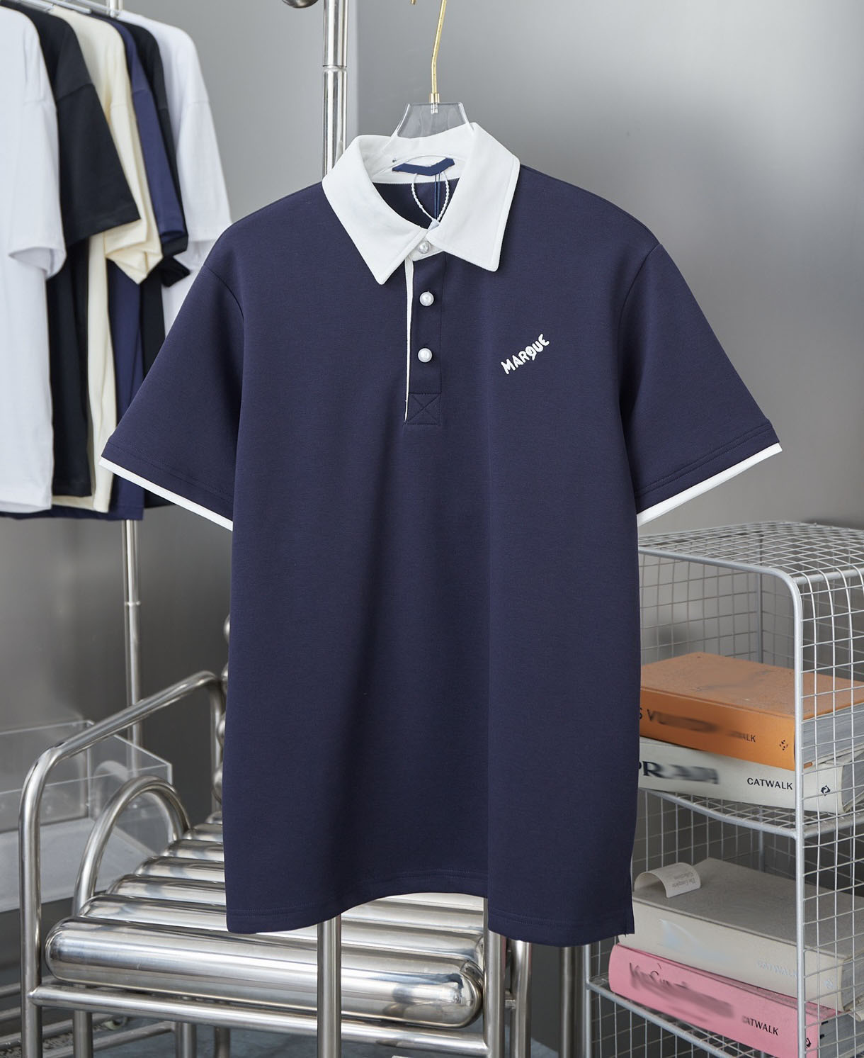 Men's Plus Tees & Polos Round neck embroidere3d and printed polar style summer wear with street pure cotton M set shorts tshirt set 3f-image-760247760