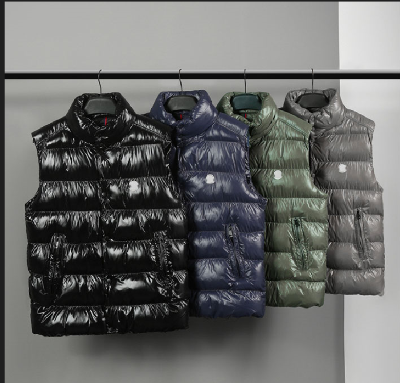 Luxurious Mens Vests Designer Down Puffer Vest Womens Gilet Bomber Coats Embroidered Body Warmer Outerwear Windbreaker Jackets