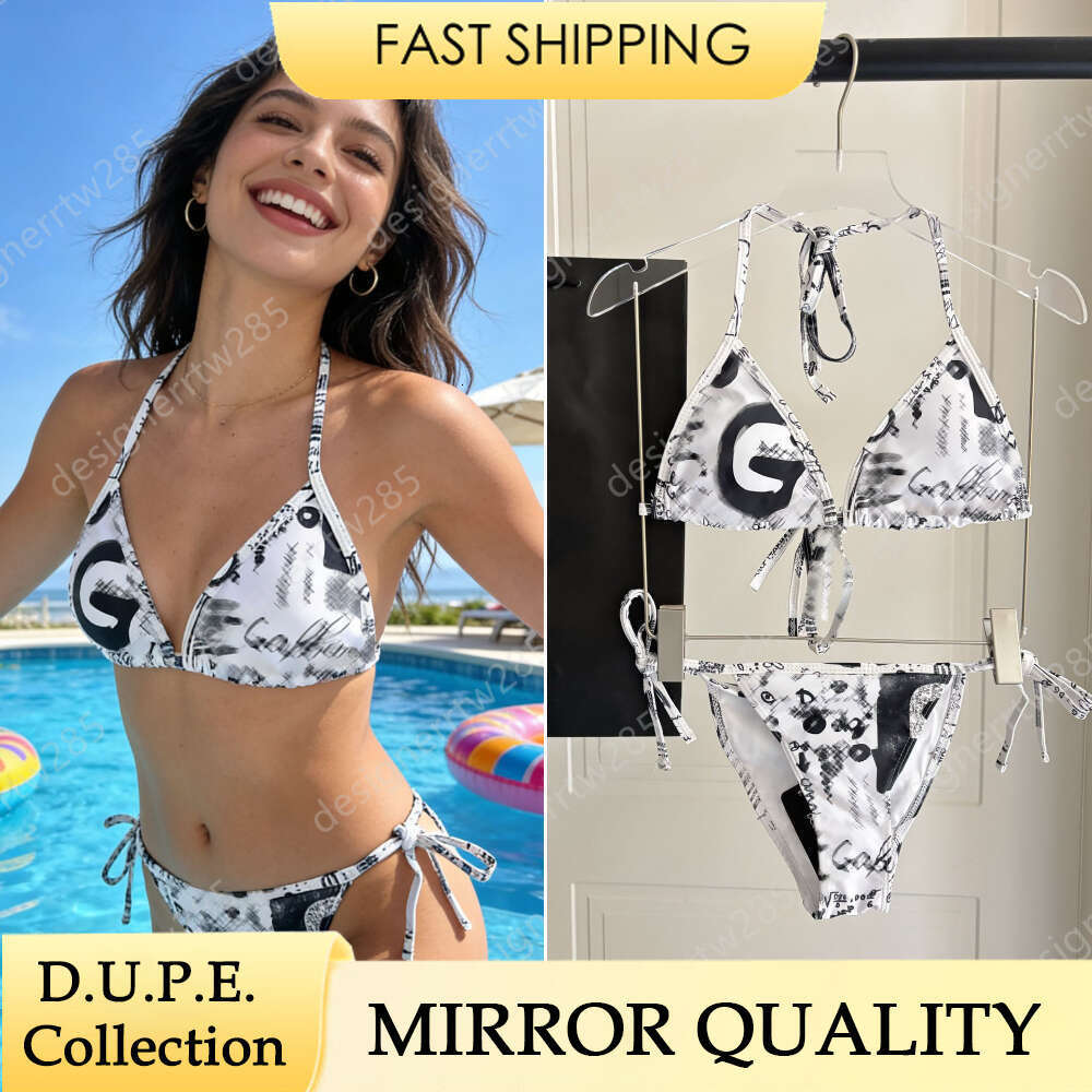 maillot de bain Luxury swimsuit Designer Bikini Set Letter Print Elastic Band Women Underwear Set Black Sexy Sport Bra and Panty Two Piece Suits-image-1104812140