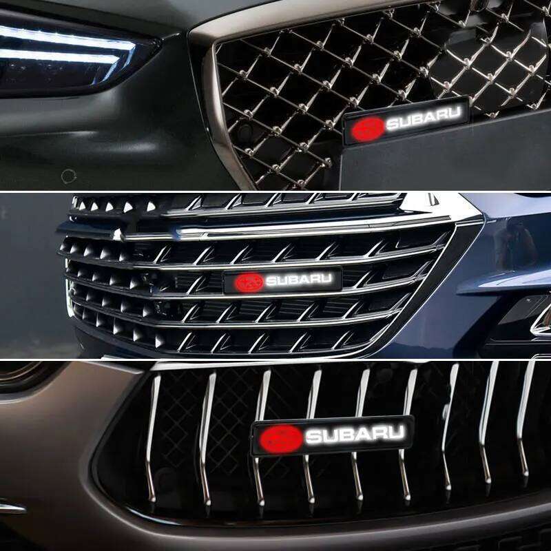 LED Front Hood Grille Emblem Badge Decorative Car Light For Subaru Impreza Forester Outback Legacy Crosstrek XV Leone WRX BRZ