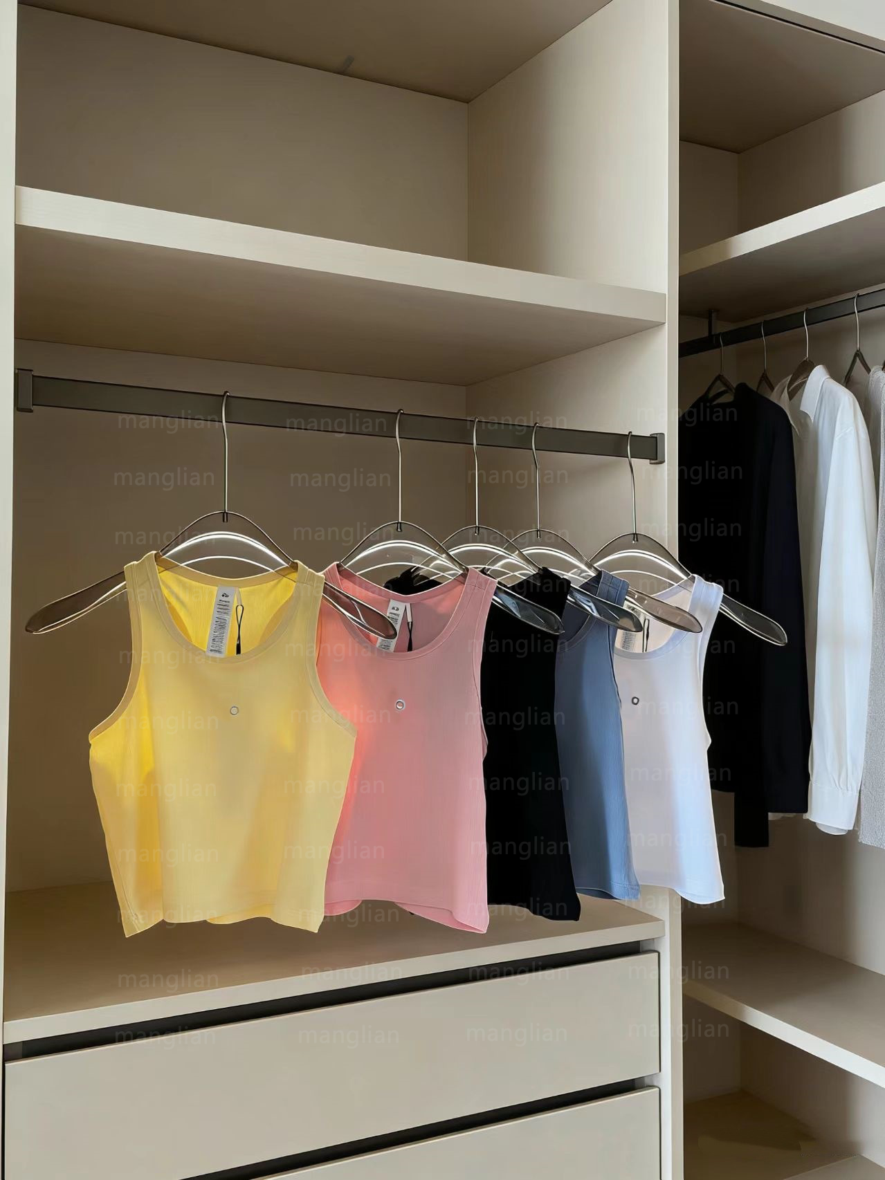 Women Yoga Tank Top 2026 New Cropped Sports Cami Multi-color Casual Workout Sleeveless Top for Daily Running Gym-image-1104828130