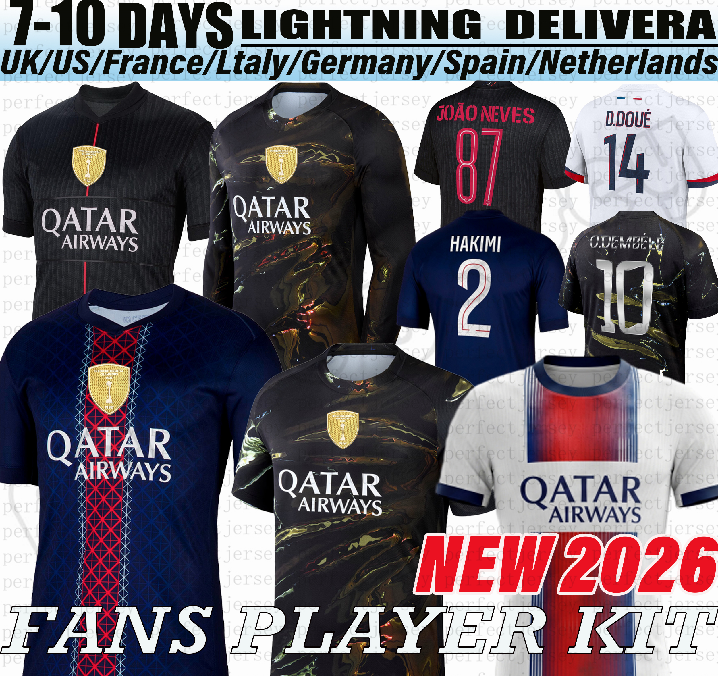 psges jersey 26 27 de foot O.Dembele soccer jerseys Kvaratskhelia JOAO NEVES D.DOUE HAKIMI football shirt BARCOLA N.MENDES PACHO Kits paris st ge-image-998045651