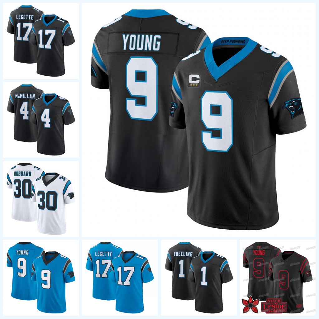 Carolinas Panther 2026 Draft Jersey Monroe Freeling Bryce Young Xavier Legette OJaycee Horn Chuba Hubbard Tetairoa McMillan Moton David Moore Damien