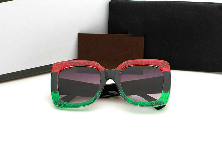 2026 Square Sunglasses With Web Designer Counters The Same Type Of Double G Sunglasses For Men And Women Sunglasse Big Face Thin Anti-ultraviolet Dr