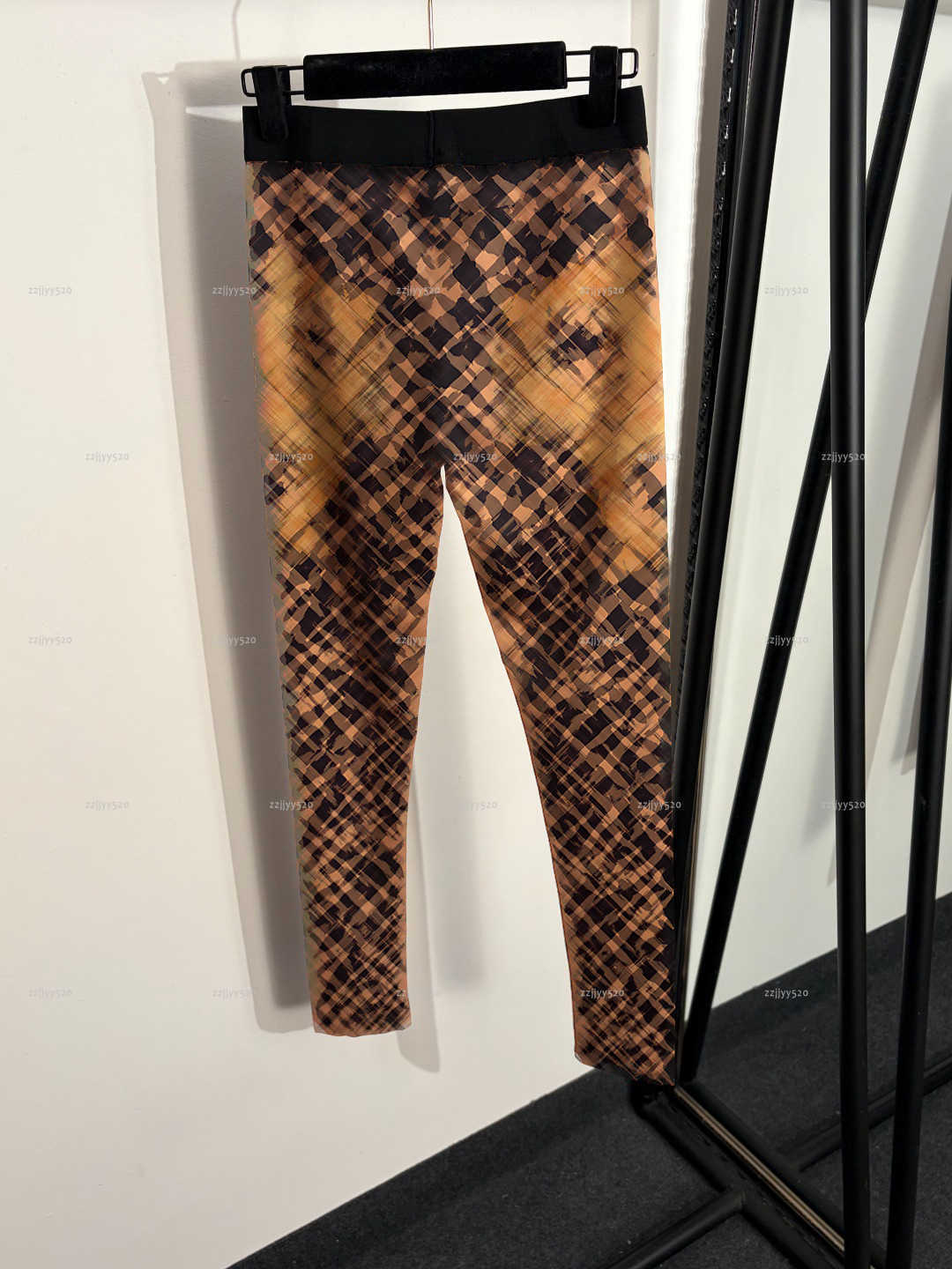 Brand self-cultivation women pants Summer lady skinny trousers women designer clothes leopard print elastic slim fit leggings A1216X07N304-image-1104790589