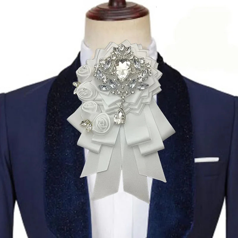 y Mens Bow Ties Original French British Business Banquet Suit Shirts Collar Accessories High-end Wedding Bowtie 260506