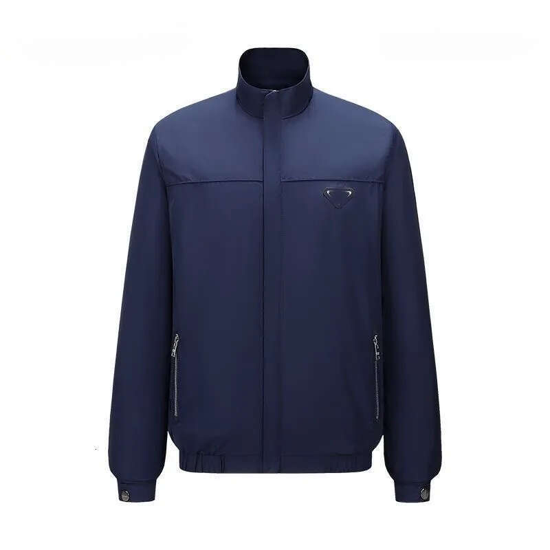 Pradlys Windbreaker Jacket Designer Jackets Men Casual Outerwear Inverted Triangle Pattern Hooded Zipper Pradsness Jackets Tops Men PR Clothes Windp