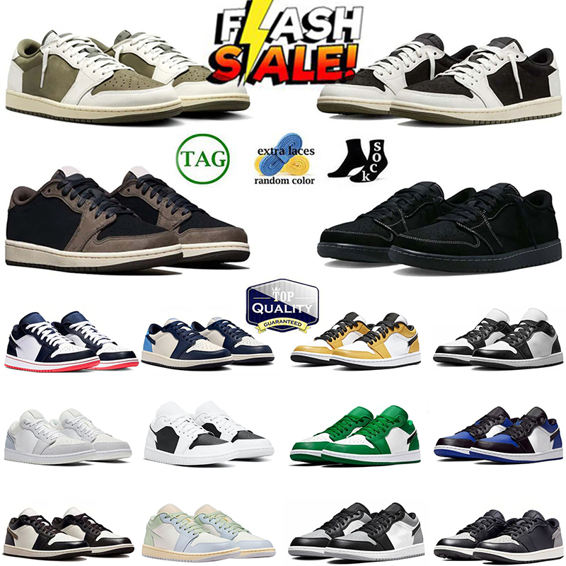 Designer shoes Men Women J1 Trainers 1 1s Royal Blue Basketball Sports Shoes Black Phantom Mocha Black Phantom Reverse Mocha Triple Black Sports Sne