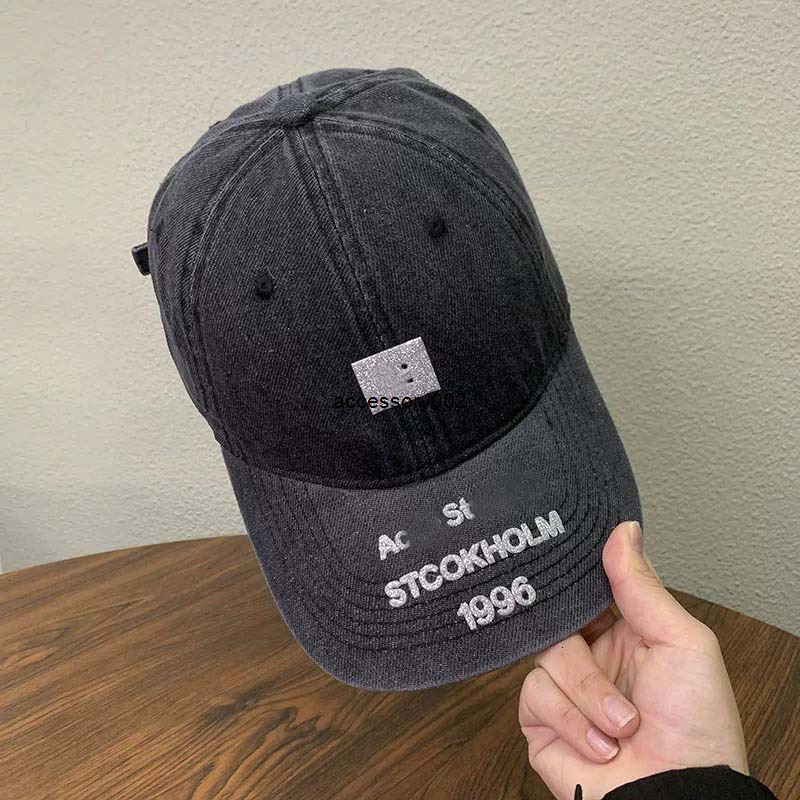 Ball Caps Designer Cap Denim Retro Distressed Hat Baseball Cap Vintage Washed Hat Peaked Cap Smile Design Cap Dad Hat Outdoor Leisure Cool Caps Base
