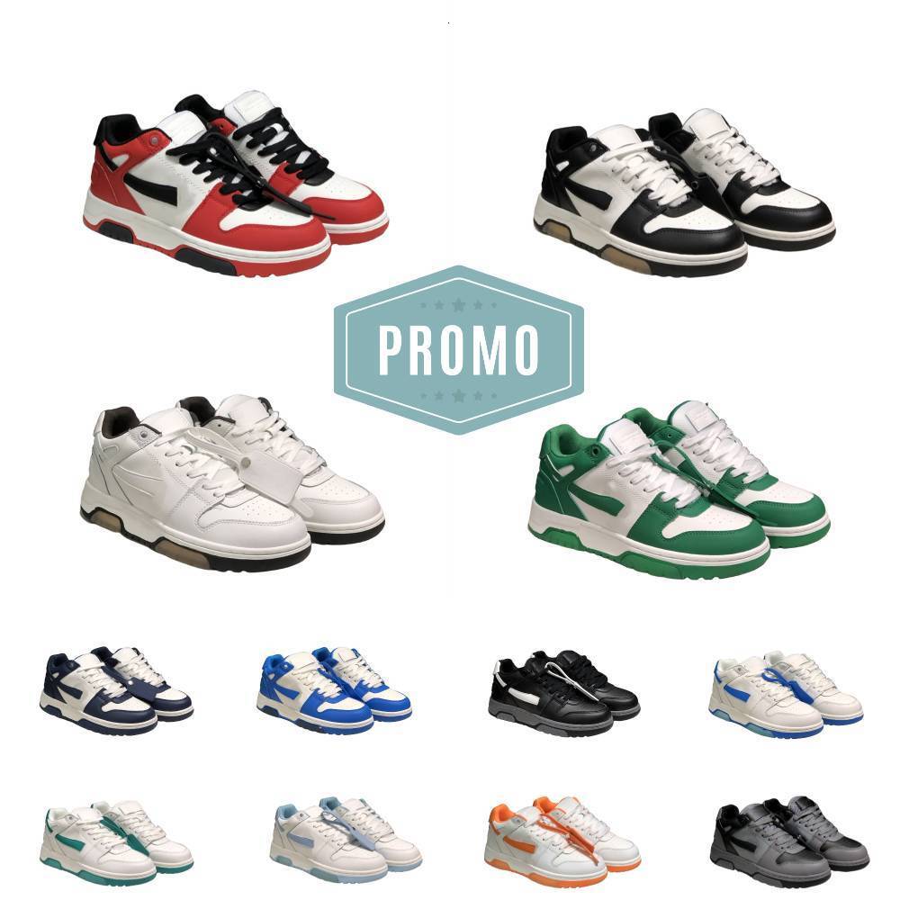 Designer Out Of Offices Shoes Trainers Mens Womens White Black Navy Blue Grey Calf Leather Panda Top Lemon OF OOO Plate-forme Casual Shoe Luxury Out