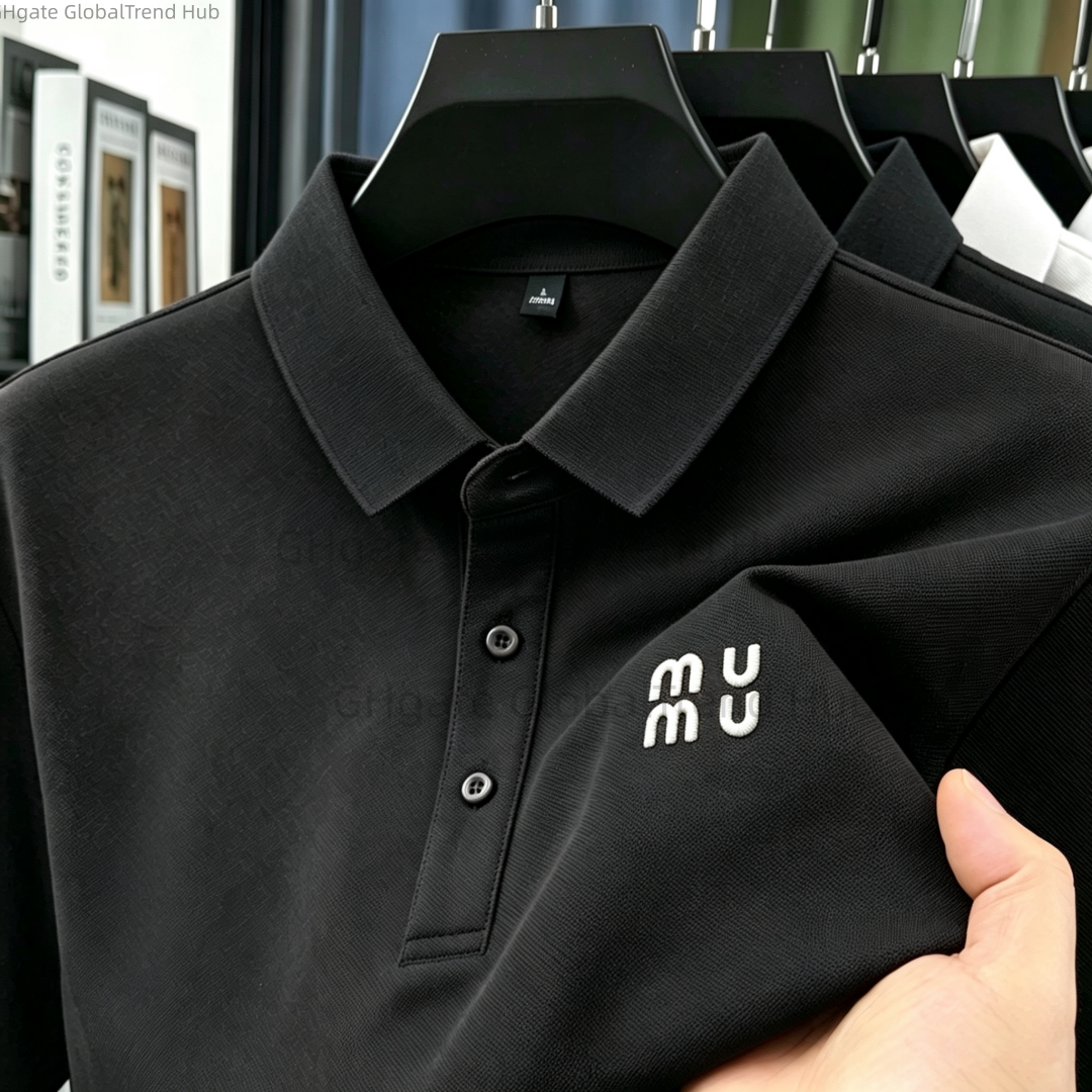 2026 Zomer Heren IJszijde Poloshirt Sneldrogend Vochtafvoerend Casual Sport Polo Tops voor Golf Tennis Hardlopen Zakelijk Werk Grote maten S-4XL