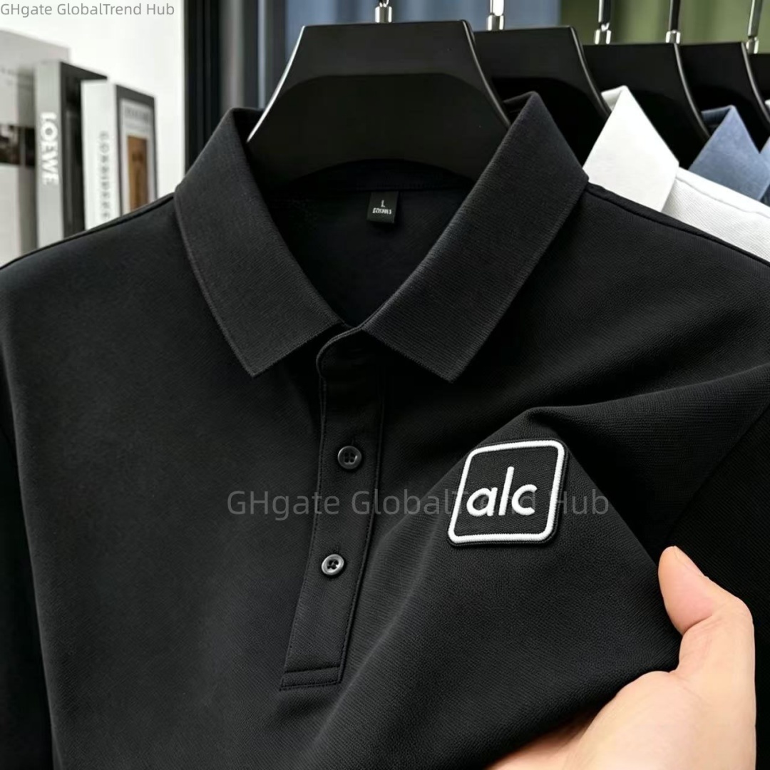 Men's Luxury Style Polo Shirt with Embroidery High Quality Pique Fabric Breathable Slim Fit Polo for Men Office Party Streetwear 2026 Fashion