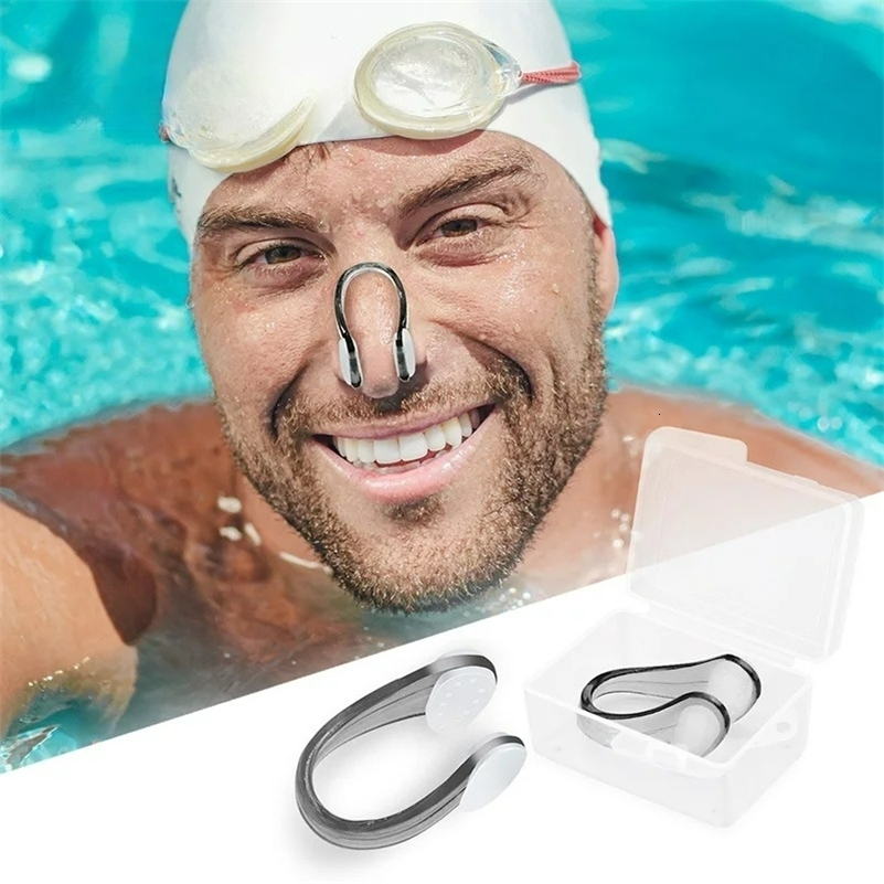 Swimming Large Particle Silicone Nose Clip for Bathing Antislip Preventing Water From Choking Small 260430