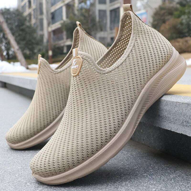 2025 Shoes Casual Sneakers Spring Summer Breathable Soft Sole Lightweight Affordable Lazy sneakers Men's shoes 26W0506