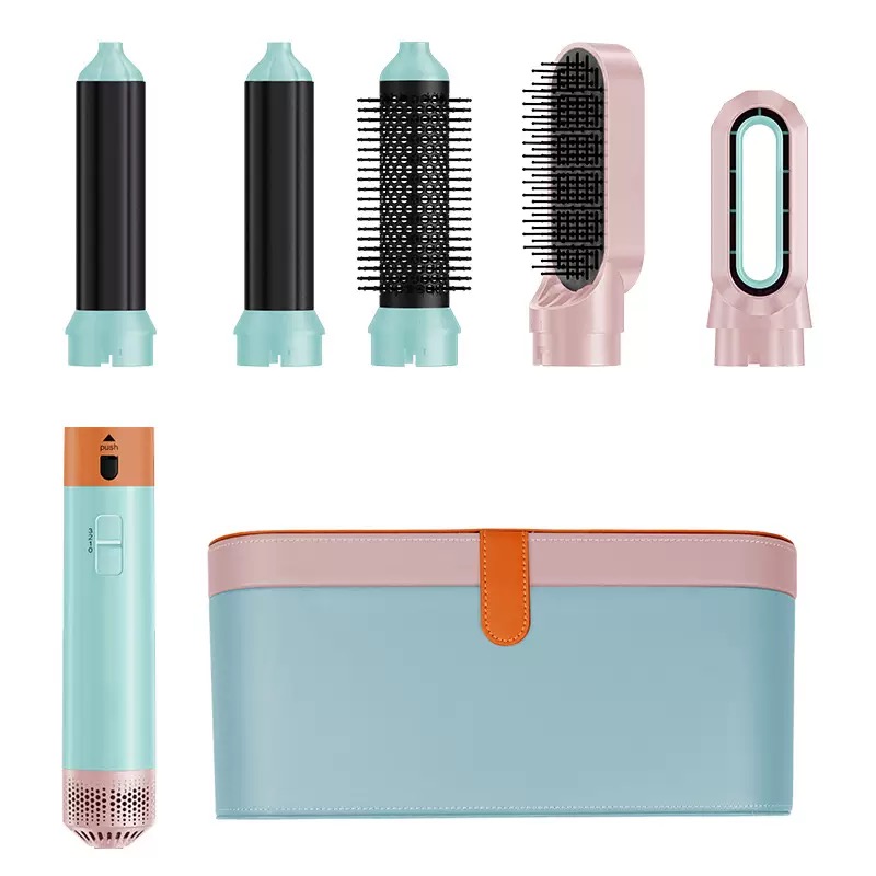 Hd Lace Wig woman The New Hot Air Comb Multifunctional Hair Dryer Automatic Curling Iron And 5-In-1 Hairstylist For 2024 W241025 Curly $70