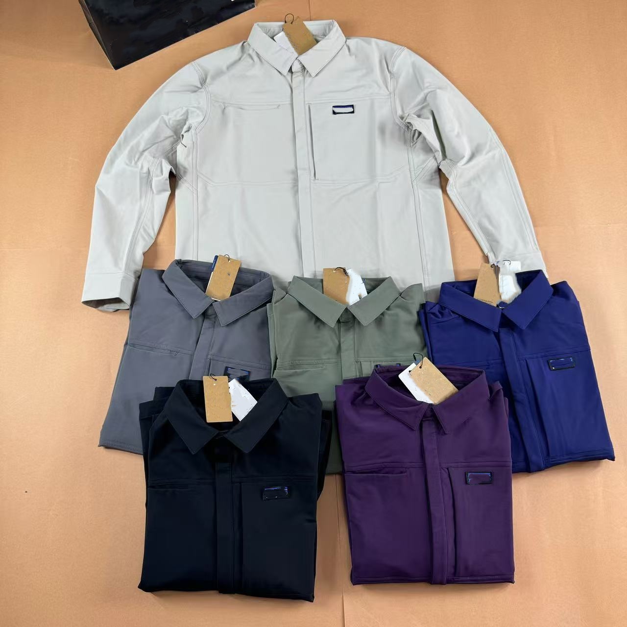 Pa Veste décontractée d'extérieur à la mode, manteau léger coupe-vent et imperméable