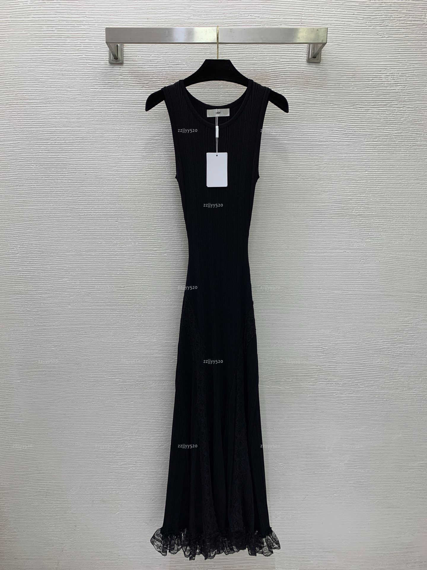 Brand Crew neck women dress Summer lady dresses women designer clothes lace lace patchwork slim fit vest skirt A1026X01N097-image-1104982272